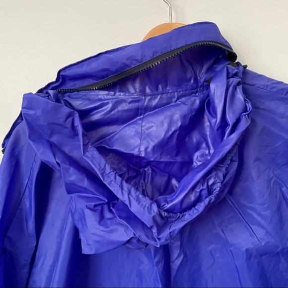 Vintage Unisex 90'S K-Way Hooded Pullover Packable Windbreaker Jacket, Size L - Picture 9 of 12